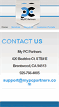 Mobile Screenshot of mypcpartners.com